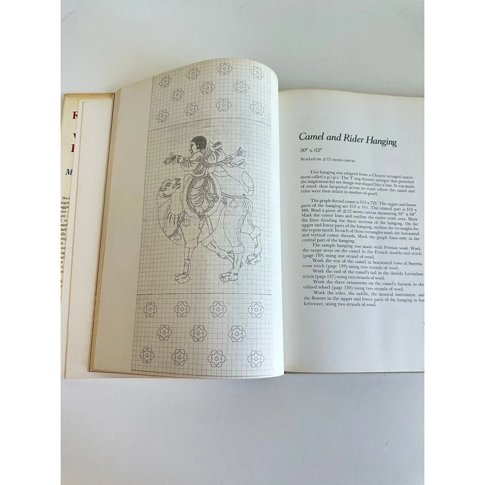 Rugs‎ and Wall Hangings Maggie Lane Hardcover Needlepoint Chinese Style Designs